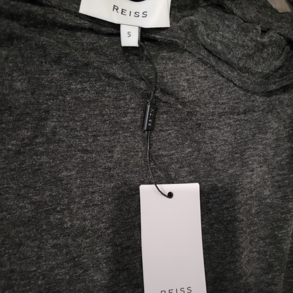 Reiss Evelyn Jersey Drape Dress SZ Small - Picture 8 of 8